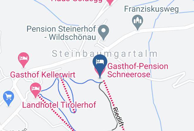 Kufstein - Gasthof Pension Schneerose Maps