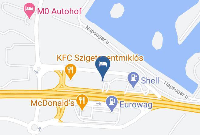 Szigetszentmiklos - Gastland M0 Hotel Restaurant And Conference Center Maps