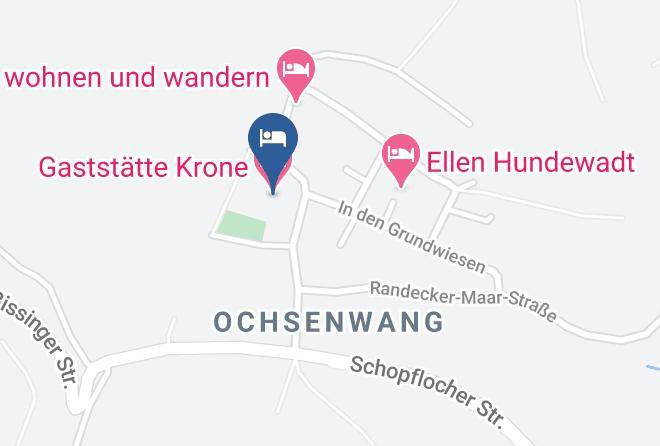 Esslingen - Gaststatte Krone Maps