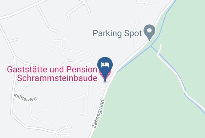 Sachsische Schweiz Osterzgebirge - Gaststatte Und Pension Schrammsteinbaude Maps