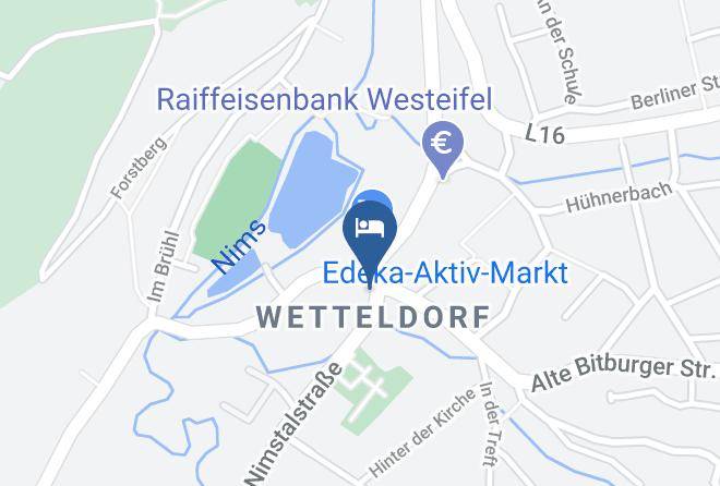 Bitburg Prum - Gaststatte Und Pension Vogtshof Von Wetteldorf Maps