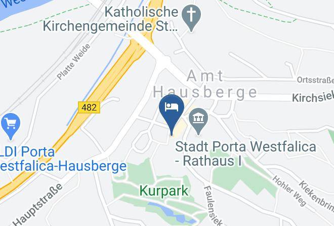 Minden Lubbecke - Pension Zum Angestellten Maps