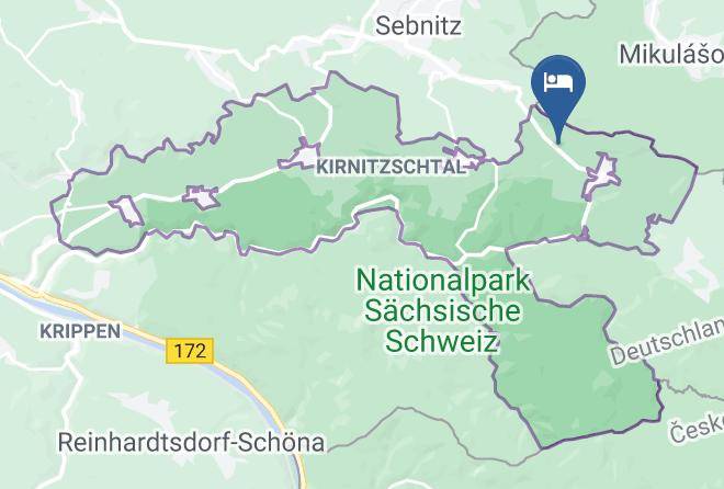 Sachsische Schweiz Osterzgebirge - Gaststatte Richtermuhle Maps