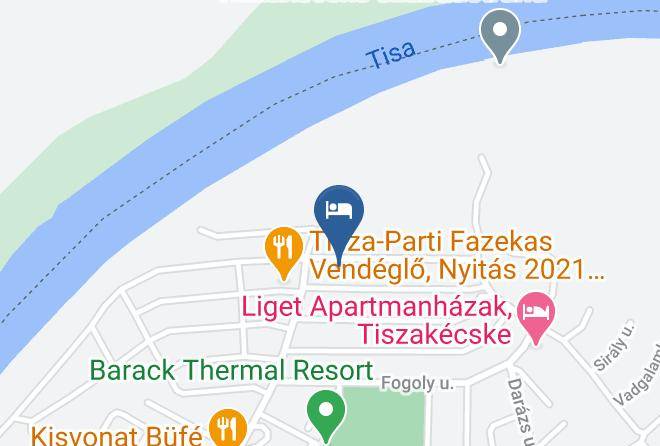 Tiszakecske - Gat Vendeghaz Maps