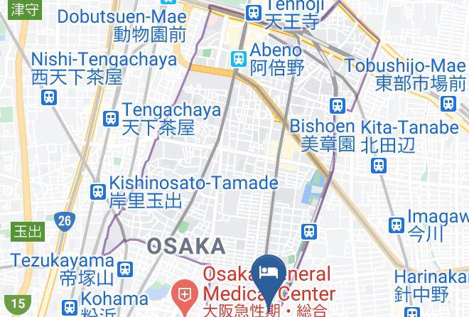 Osaka City Abeno Ward - Gate80 Nagai Maps