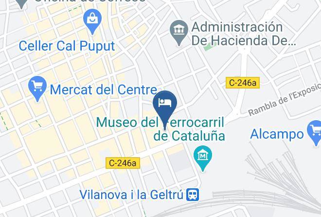 Barcelona - Gatell Hotel Maps