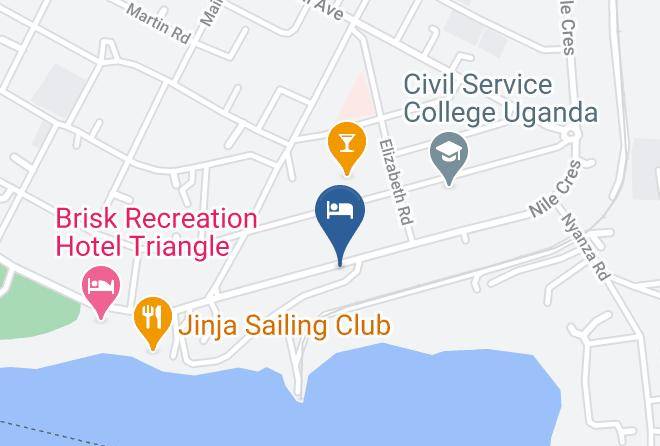Jinja Municipality - Gately On Nile Hotel Maps