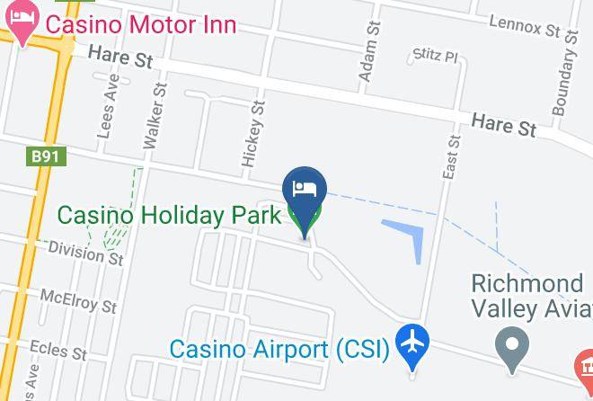 Casino Holiday Park Map