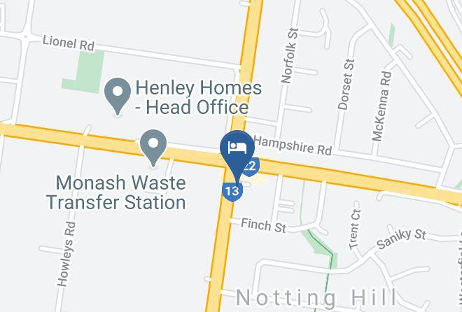 Monash - Gateway On Monash Hotel Maps