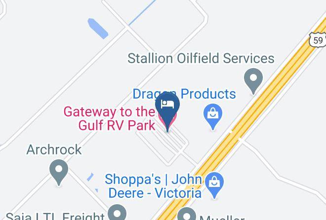 Victoria - Gateway To The Gulf Rv Park Maps