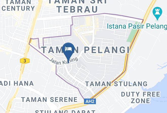 Johor Bahru - Gathering Vacation Taman Pelangi By Homestayjb Maps