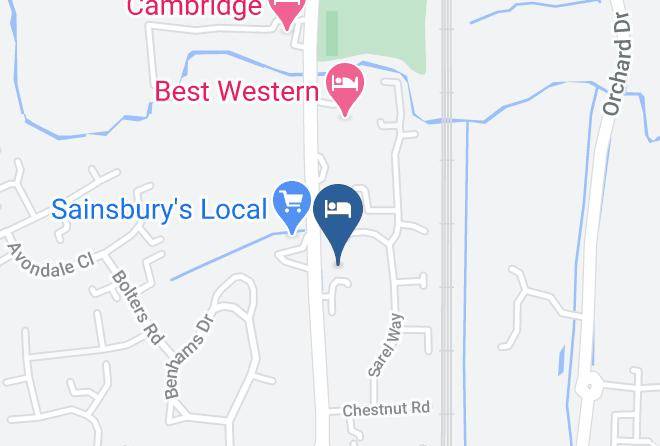 Surrey - Gatwick Inn Hotel Maps