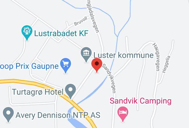 Luster - Gaupnetunet Hotell Maps