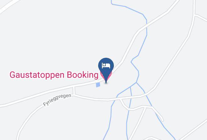 Gaustatoppen Booking Map