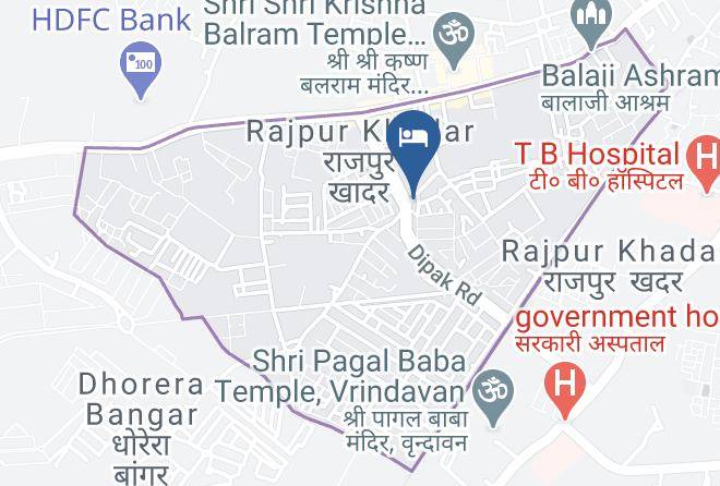 Vrindavan - Gayatri Palace Maps