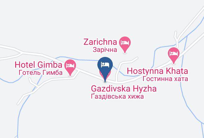 Mizhhirya Raion - Gazdivska Hyzha Maps