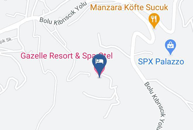 Bolu - Gazelle Resort & Spa Otel Maps