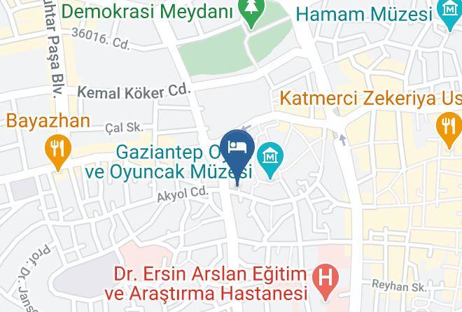 Sahinbey - Gaziantep Bey Konagi Maps