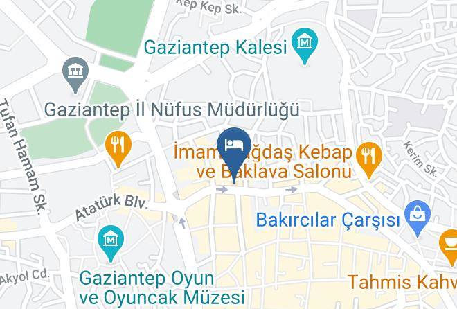 Sahinbey - Gaziantep Pamuk City Hotel Maps