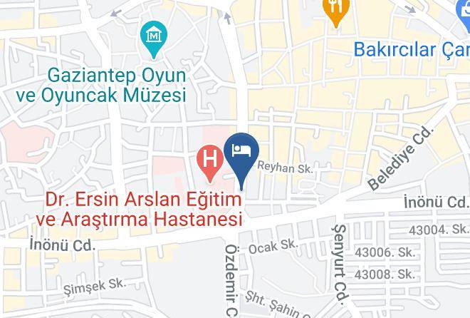 Sahinbey - Gaziantep Hotel Burak Maps