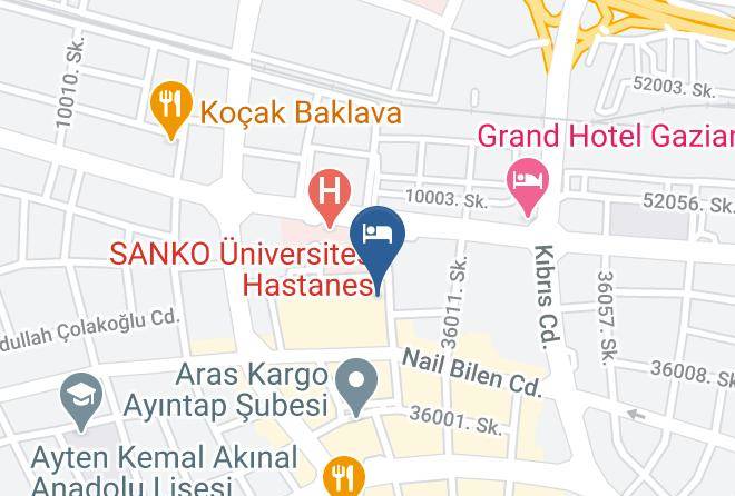 Sehitkamil - Gaziantep Plaza Hotel Maps