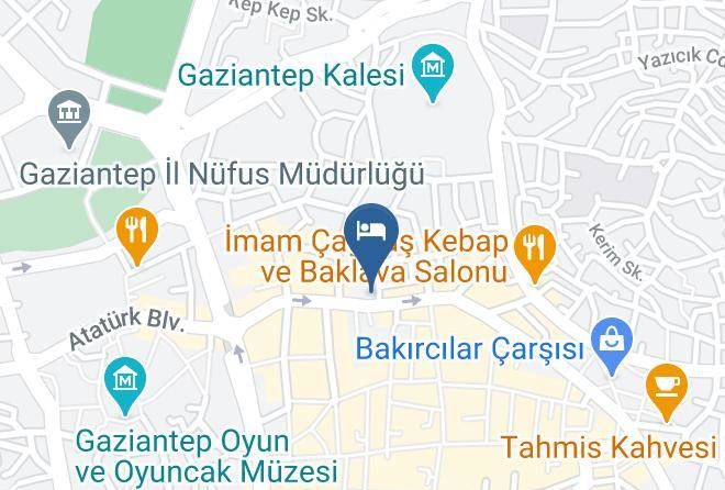 Sahinbey - Gaziantep Princess Hotel Maps