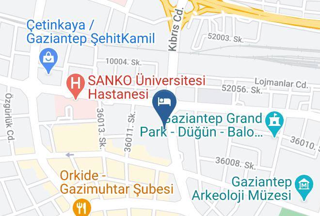 Sehitkamil - Royal Gaziantep Hotel Maps