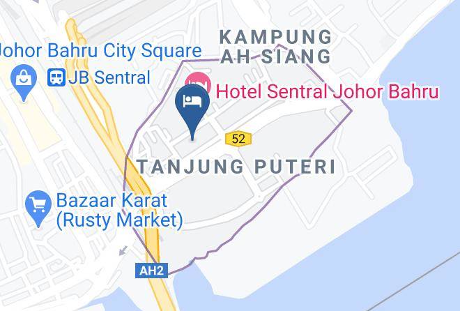 Johor Bahru - Gbw Hotel Maps