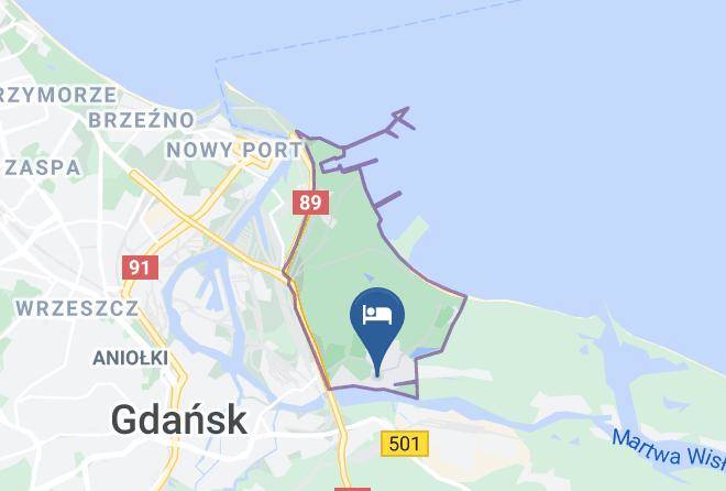 Gdansk - Gdansk Stogi Falck Polonusa Pokoje Maps