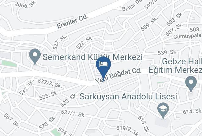 Gebze - Gebze Palas Hotel Maps