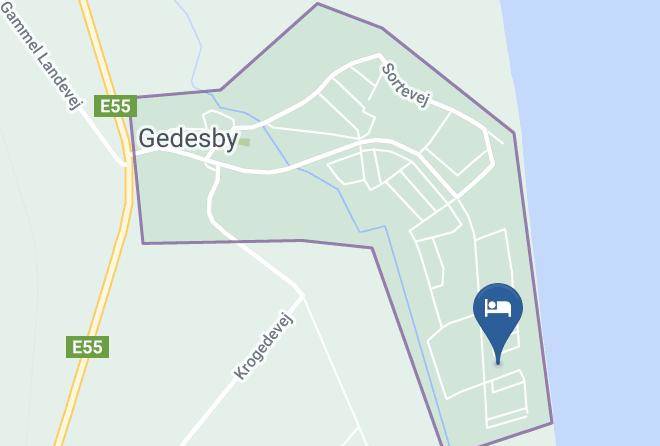 Gedesby Strand Bed & Beach Map