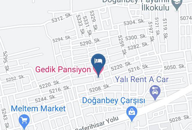 Seferihisar - Gedik Pansiyon Maps