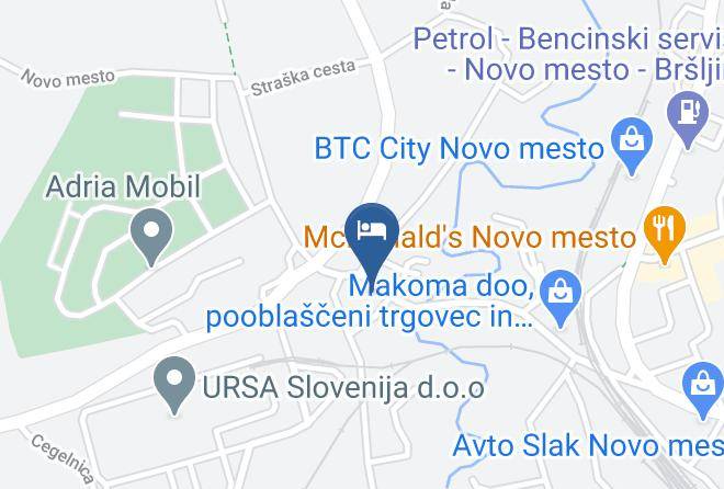 Novo Mesto - Gedzo Gostilna In Prenocisca Doo Maps