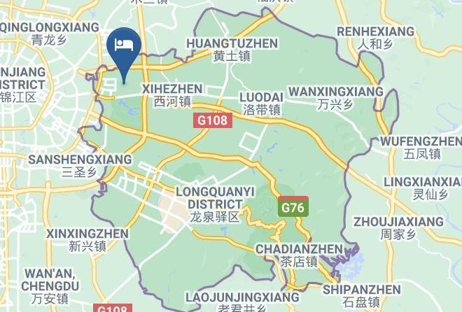 Chengdu - Gelaisi Hotel Maps