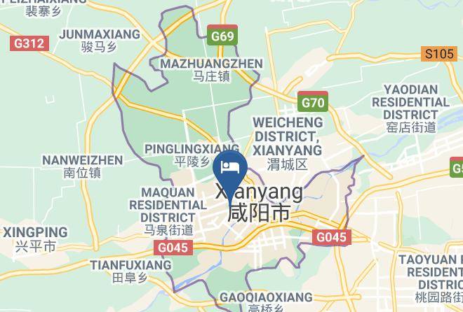 Xianyang - Gelan Hotel Maps