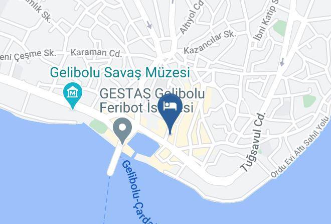 Gelibolu - Gelibolu Istanbul Hotel 2 Akbank Yani Maps
