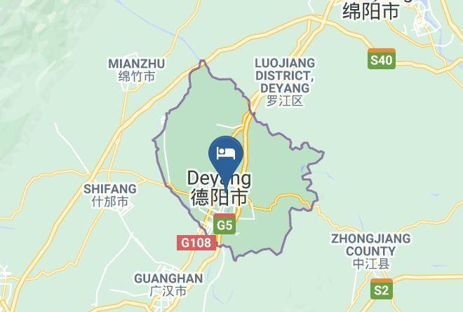 Deyang - Gelin Impression Hotel Maps