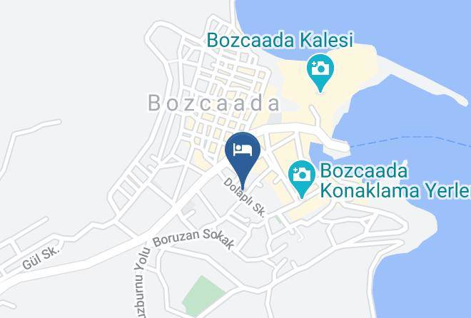 Bozcaada - Gelincik Otel Maps