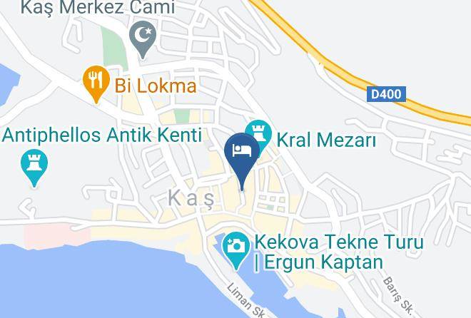 Kas - Gelos Pansiyon Maps