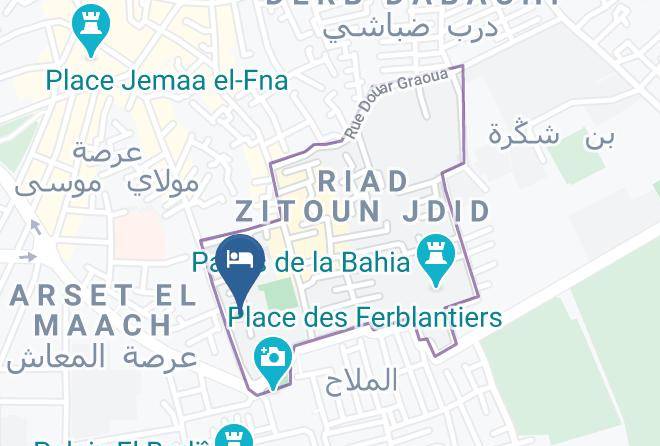 Marrakesh - Gem Riad Maps