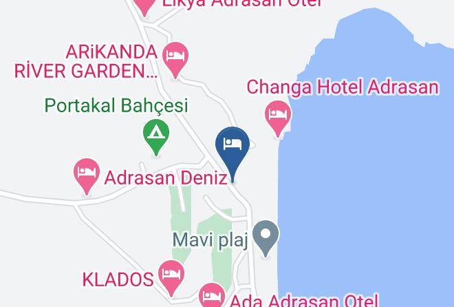 Kumluca - Gemicihan Bungalov&pansiyon&restaurant Maps