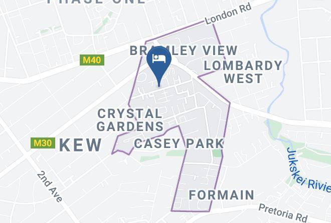 City Of Johannesburg - Gemini Backpackers Lodge Maps