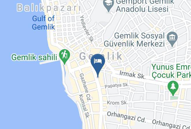 Gemlik - Gemlik Palas Hotel Maps