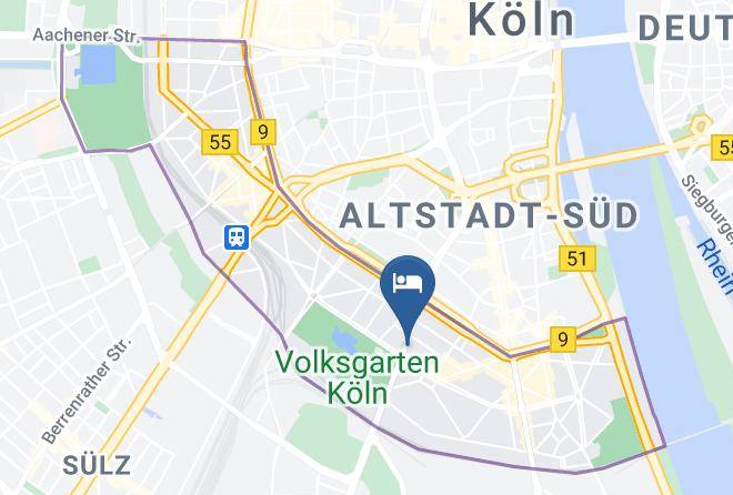 Cologne - Gemutliche Ruhige Wohnung Am Volksgarten Sudstadt Maps