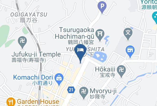 Kamakura City - Gen Hotel Kamakura Maps