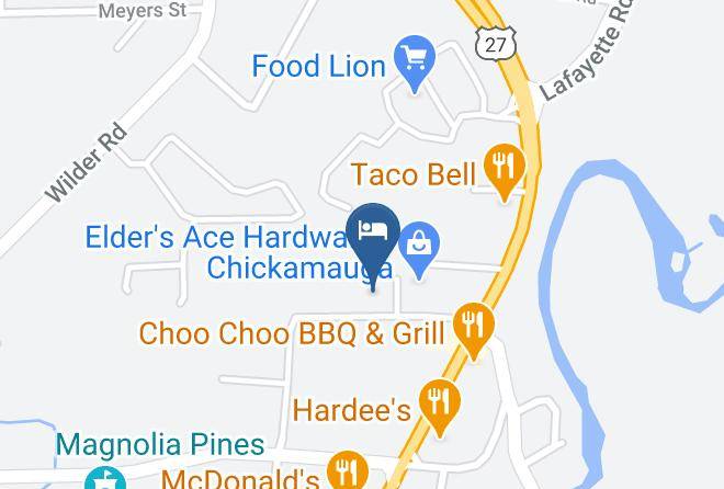 Walker - General Bragg Inn & Suites Maps