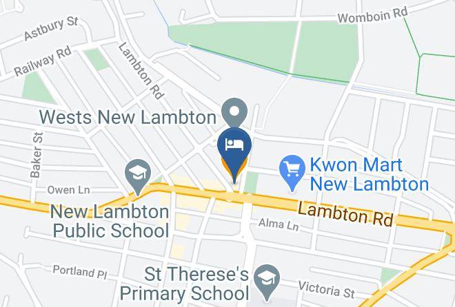Newcastle - General Roberts Hotel Maps