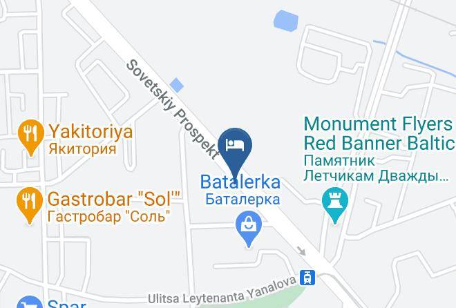 Kaliningrad - General'skaya Banya Maps
