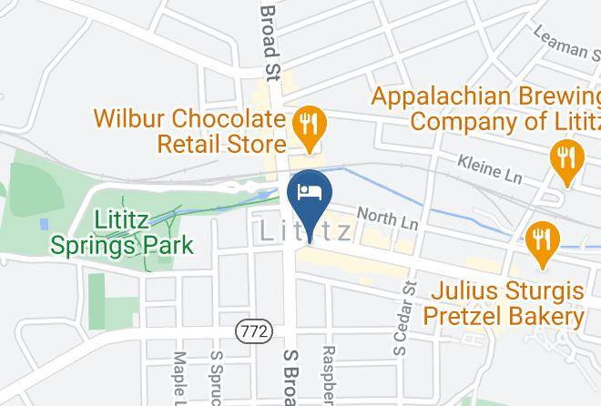 Lancaster - Lititz Springs Inn And Spa Maps