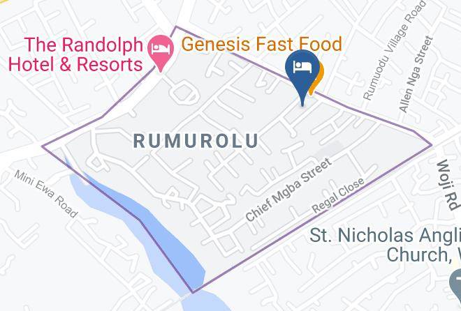Port Harcourt - Genesis Castle Hotel Maps